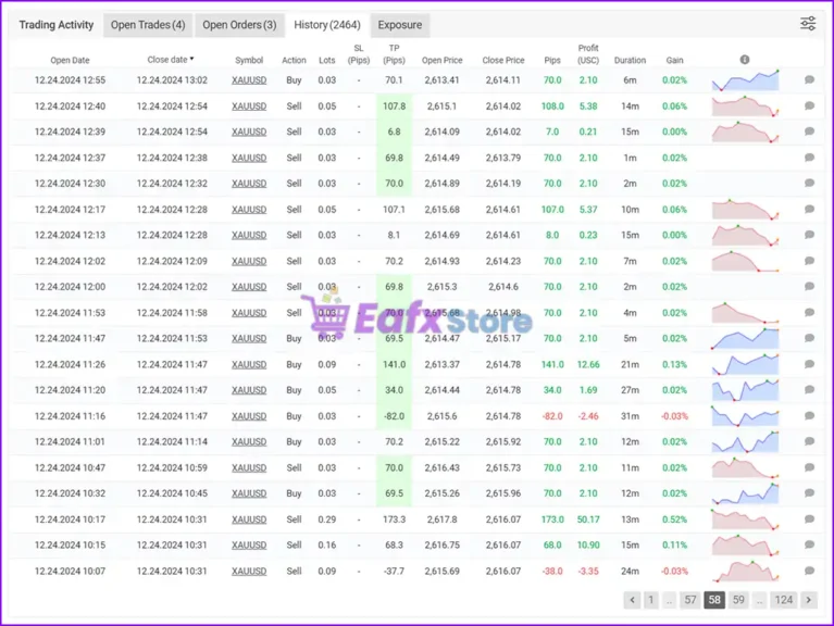 Smart Hedging Gold TR MT4 Myfxbook Results