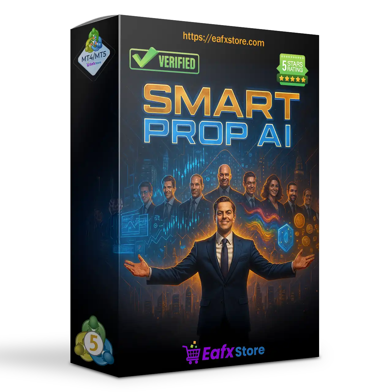 Smart Prop Ai EA MT5 (Latest version) – GroupBuy