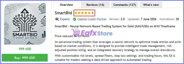 SmartBid EA MT5 Review
