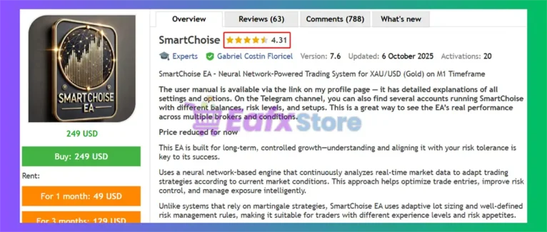 SmartChoise MT5 Review
