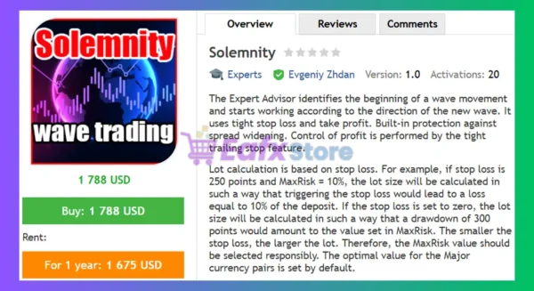 Solemnity EA MT4 Review