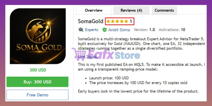 SomaGold EA MT5 Review