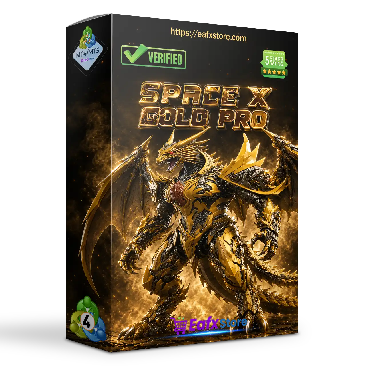 SpaceX Gold Pro EA MT4 with SetFiles (Platform build 1471+)