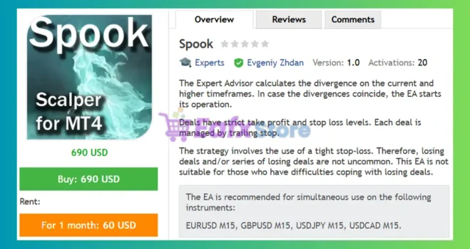 Spook EA MT4 Review