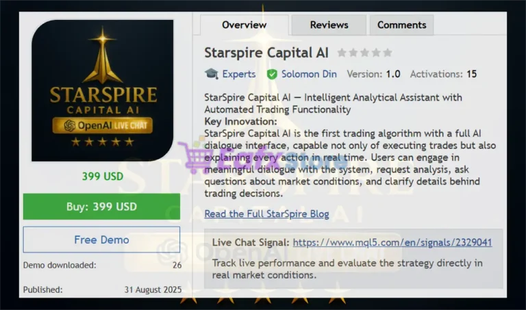 Starspire Capital AI MT5 Overview