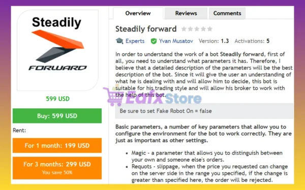 Steadily forward EA MT4 Review