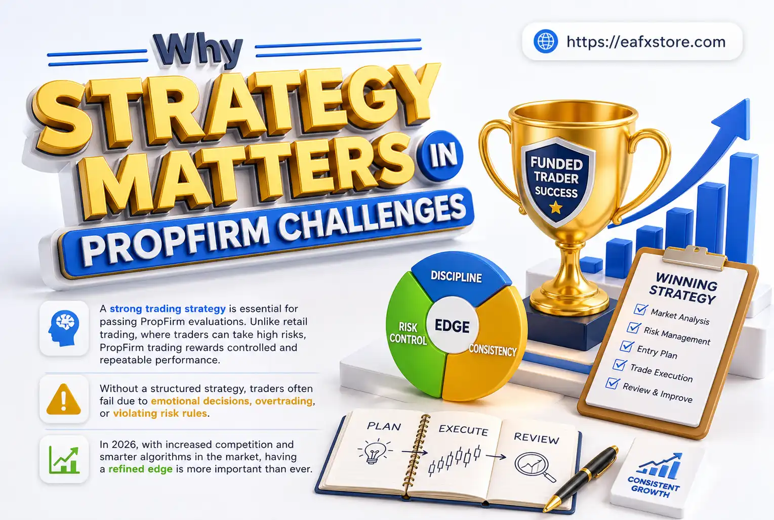 Strategy Matters in PropFirm Challenges