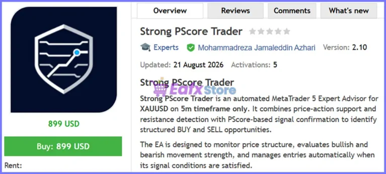 Strong PScore Trader EA MT5 Review
