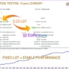 Stufic EA Backtests Results