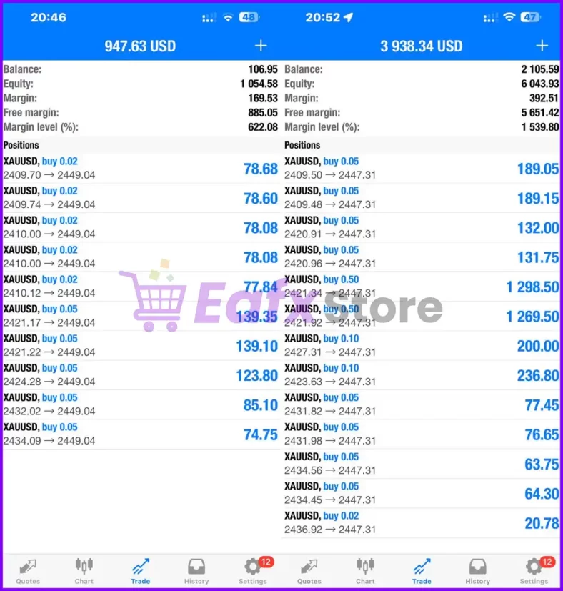 Sup 9 Martingale MT4 real trading results