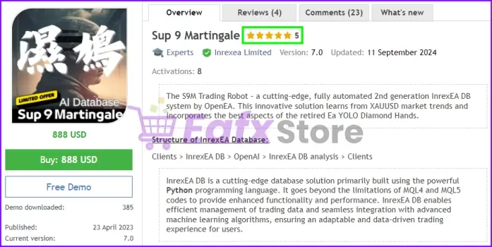 Sup 9 Martingale Overview