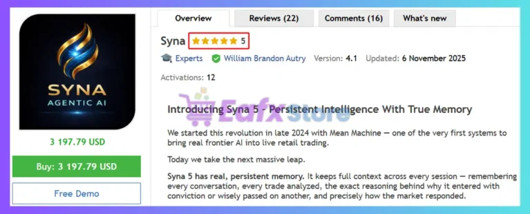 Syna EA MT5 Reviews