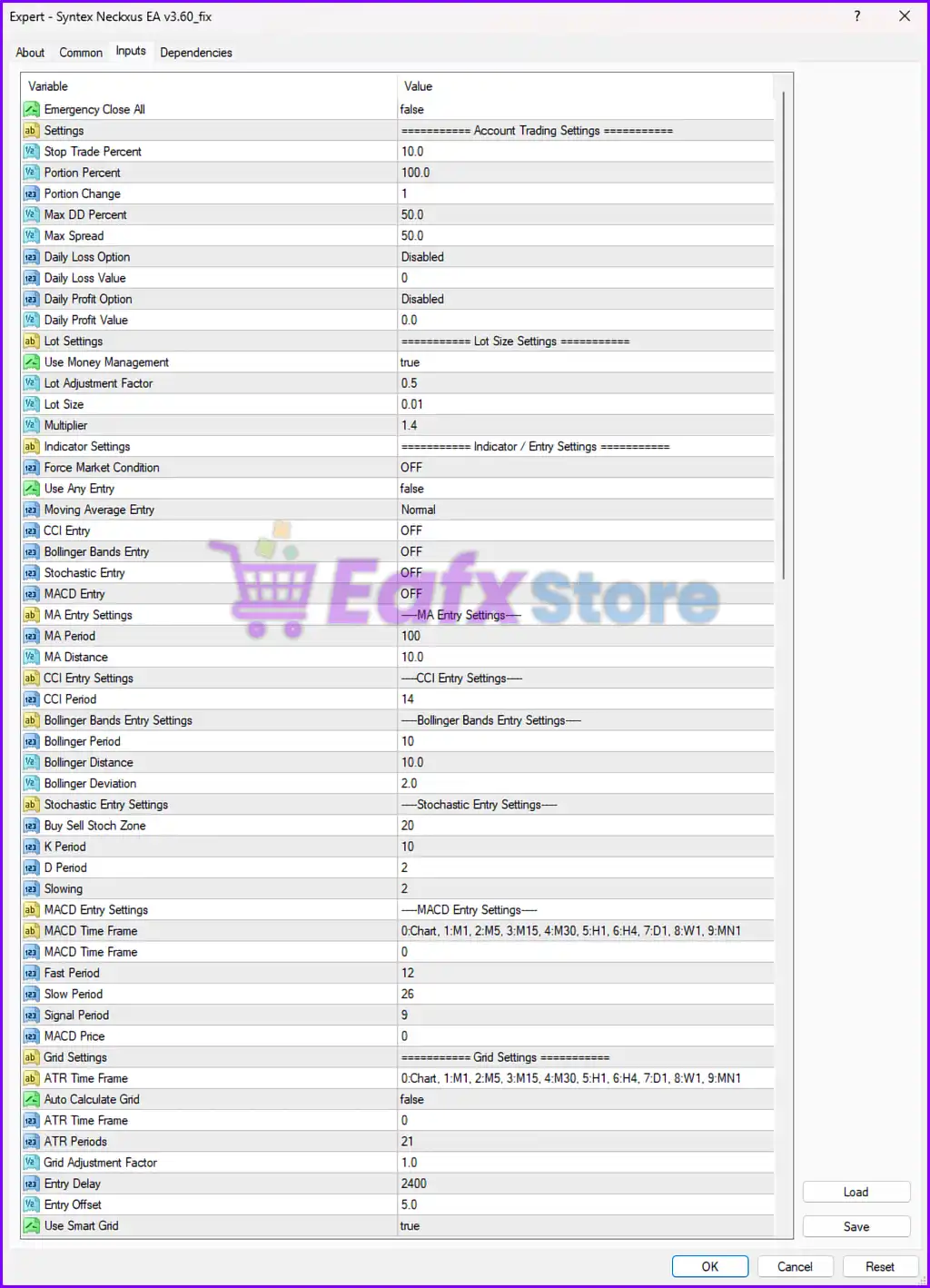 Syntex Neckxus EA MT4 – Full Input Settings Analysis 3