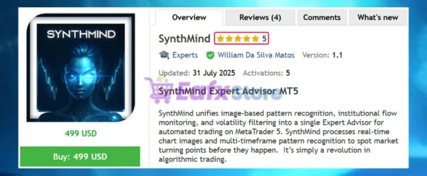 SynthMind EA MT5 Overview