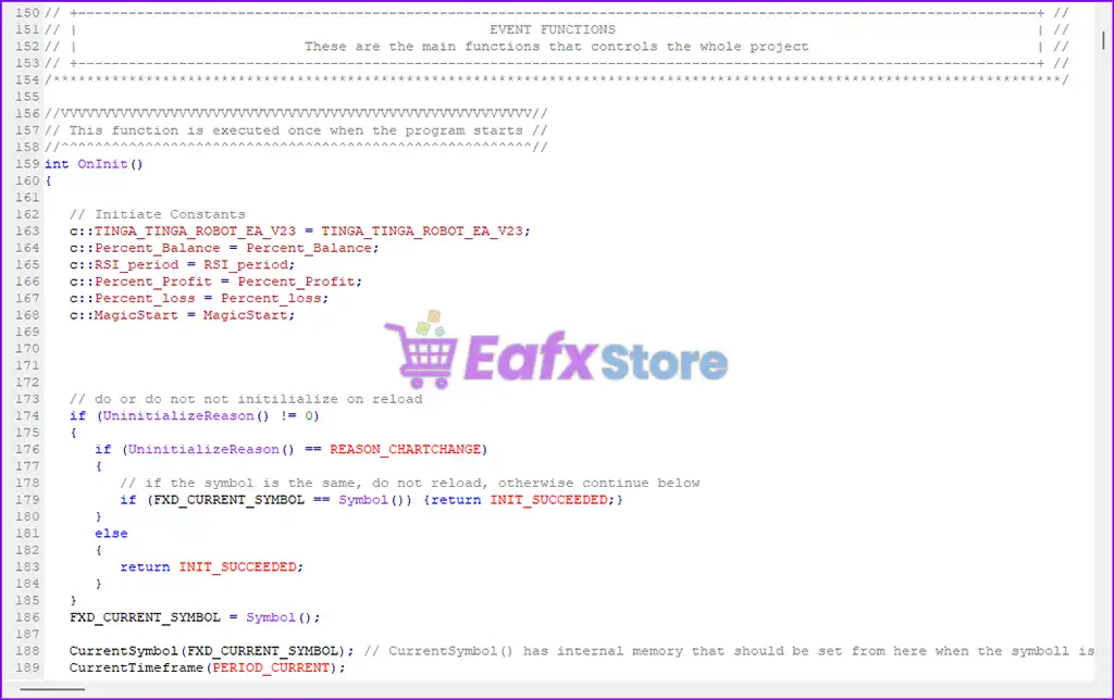 TINGA TINGAS ROBOT v23s Source Code MQ4 with SetFiles 2 TINGA TINGAS ROBOT Source Code Overview