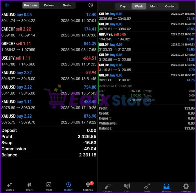 TP Buster EA Live Trading Results