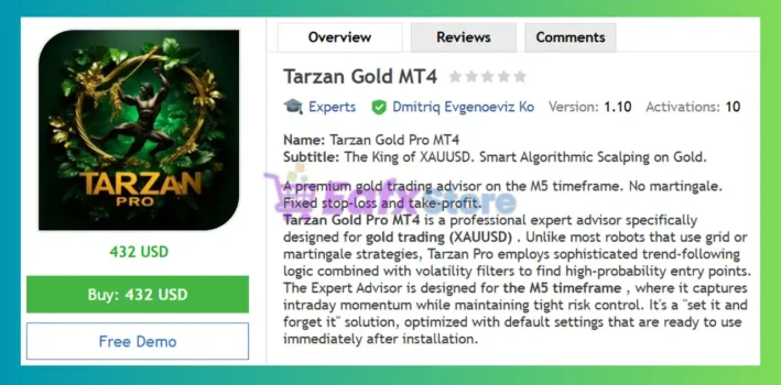Tarzan Gold MT4 Review