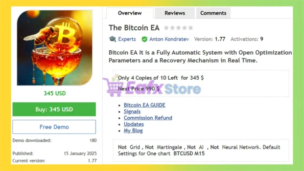 The Bitcoin EA MT5 Overview