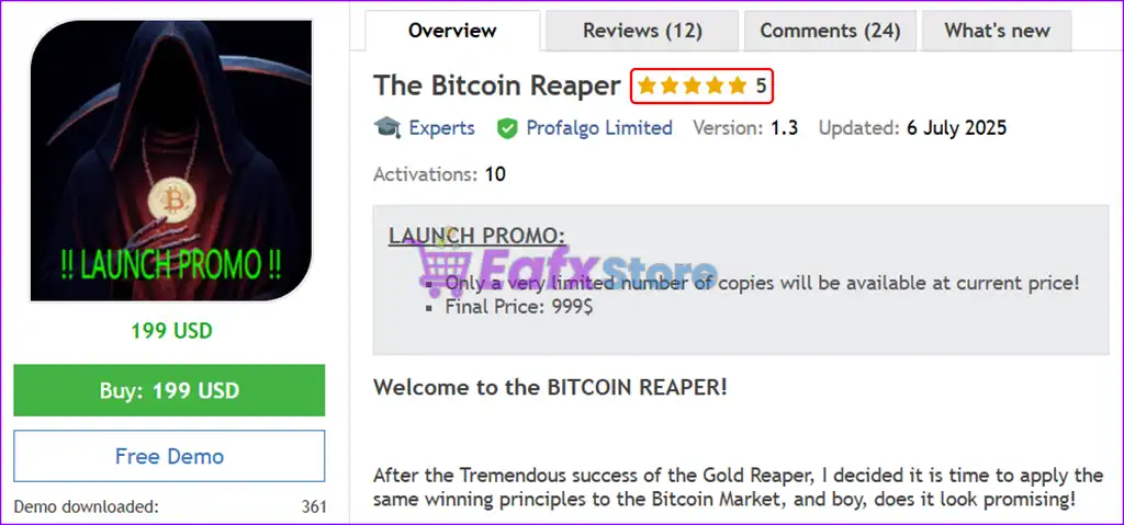 The Bitcoin Reaper MT5 (Latest version) – GroupBuy 2 The Bitcoin Reaper MT5 Overview