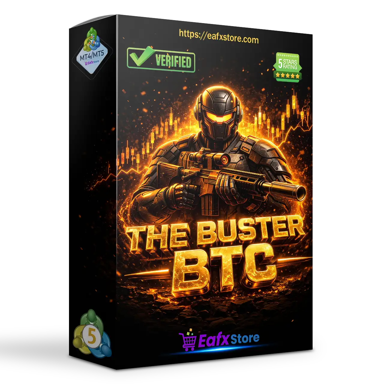 The Buster BTC Single Entry MT5 v1.23 + SetFiles (Unlimited)