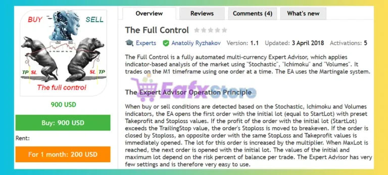 The Full Control EA MT4 Review