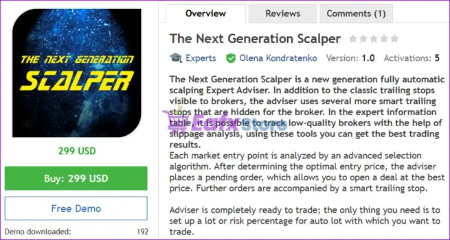 The Next Generation Scalper MT4 Overview