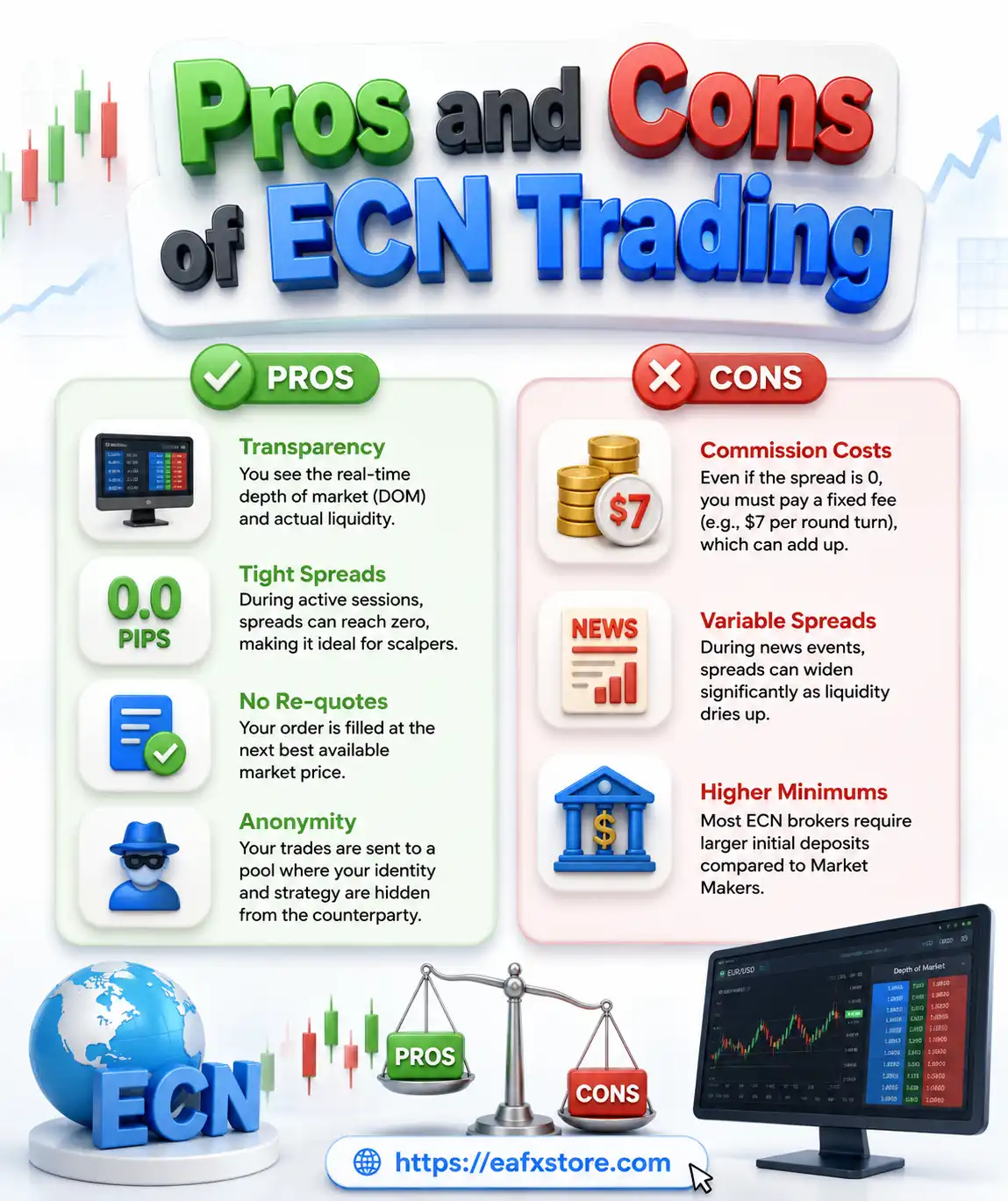 The Pros and Cons of ECN Trading