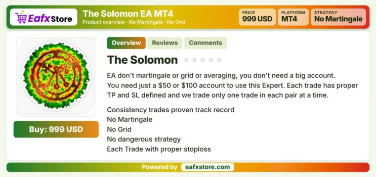 The Solomon EA MT4 Review