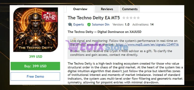 The Techno Deity EA MT5 Review
