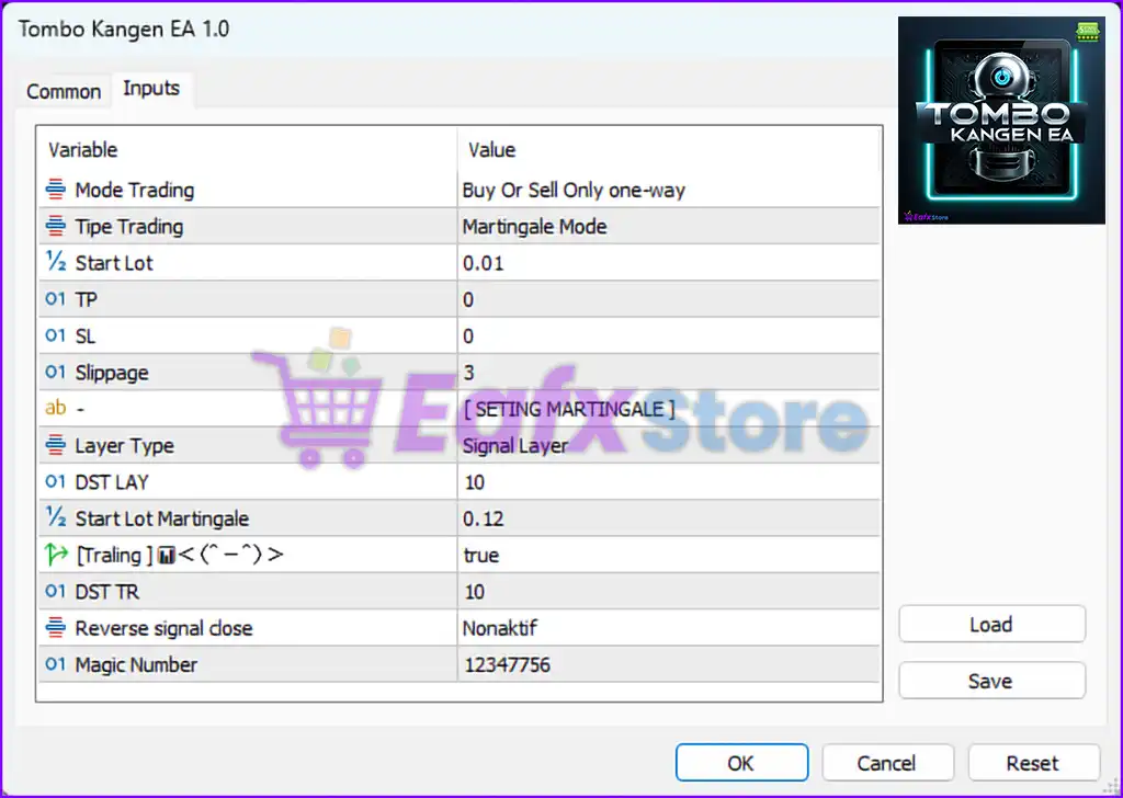Tombo Kangen EA MT5 – Full Input Settings Analysis 3