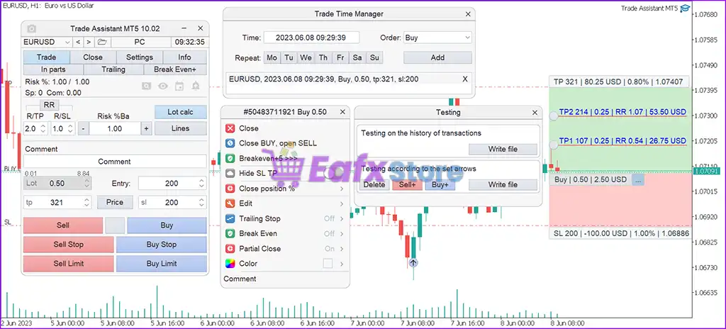 Trade Assistant MT5 (Latest version) – GroupBuy 4 Trade Assistant MT5 Setting