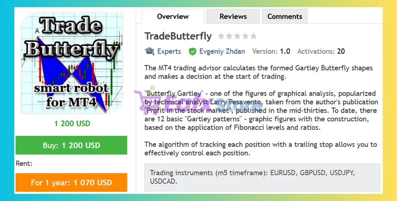 TradeButterfly EA MT4 (Latest version) - Unlimited 2 TradeButterfly EA MT4 Review