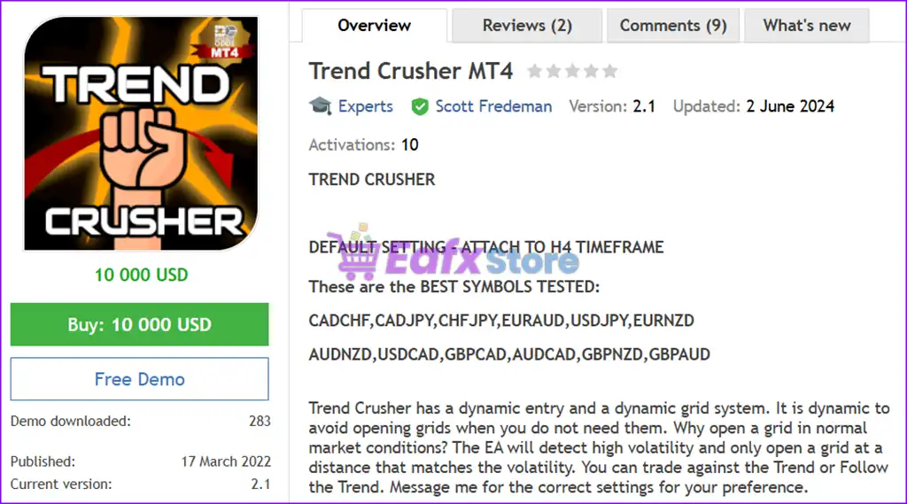 Trend Crusher MT4 (Latest original version) 2 Trend Crusher MT4 Overview