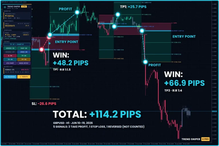 Trend Sniper X MT5 Trading Results
