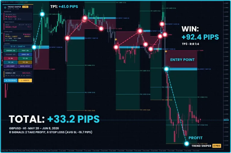 Trend Sniper X Pro MT5 Trading Results