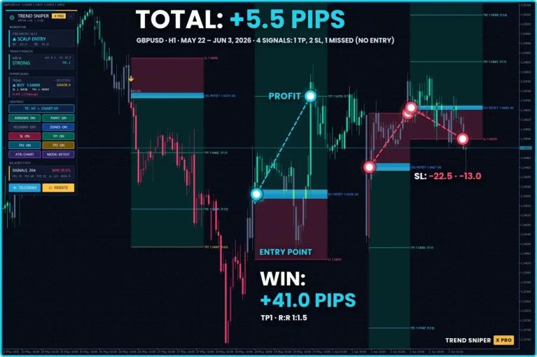 Trend Sniper X Pro Trading Results