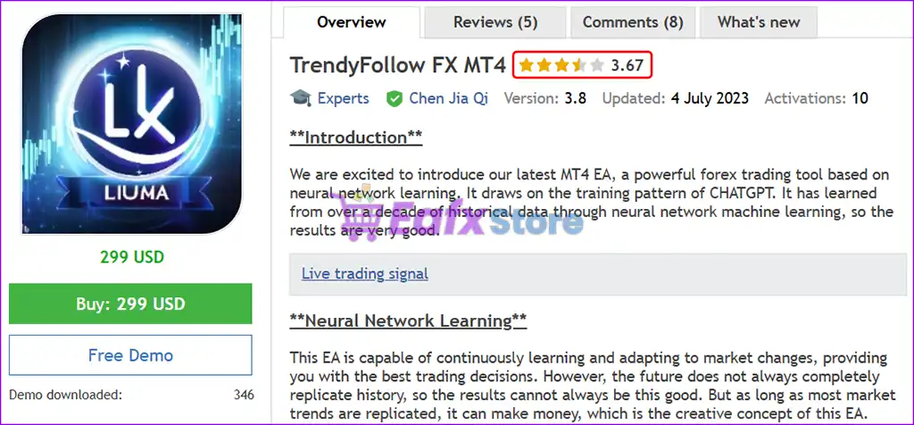 TrendyFollow FX MT4 (Latest version) - PreOrder 2 TrendyFollow FX MT4 Overview