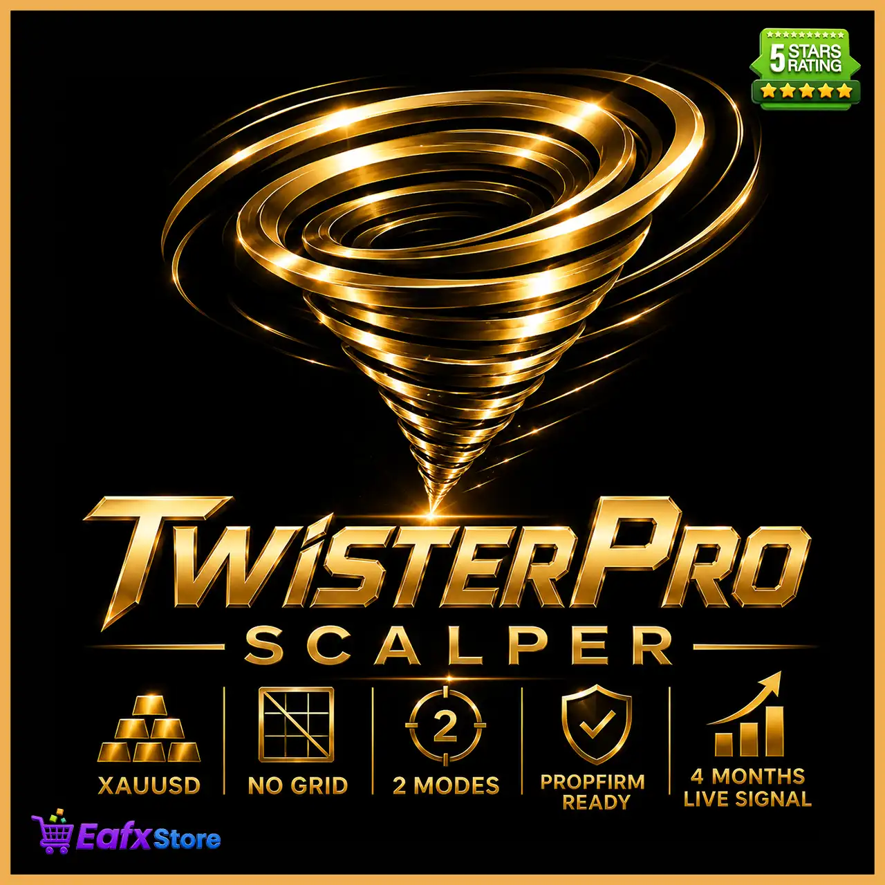 TwisterPro Scalper EA MT5 v2.0 with SetFiles (Unlimited)
