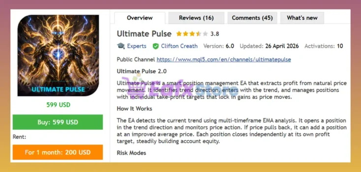 Ultimate Pulse EA Review