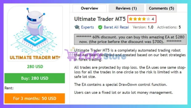 Ultimate Trader MT5 Review