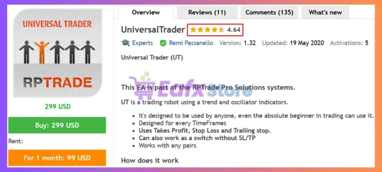 UniversalTrader EA MT5 Review
