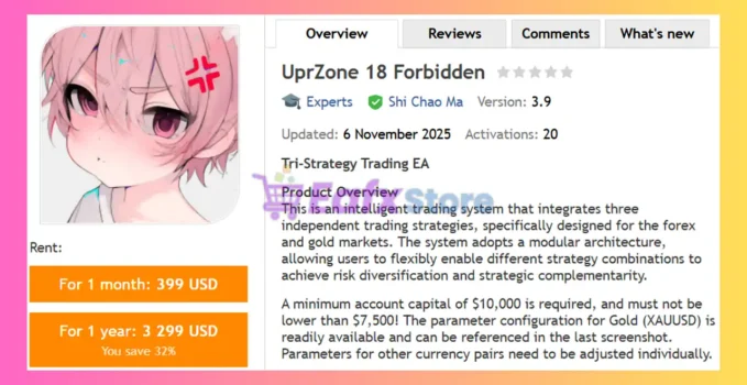 UprZone 18 Forbidden EA Review