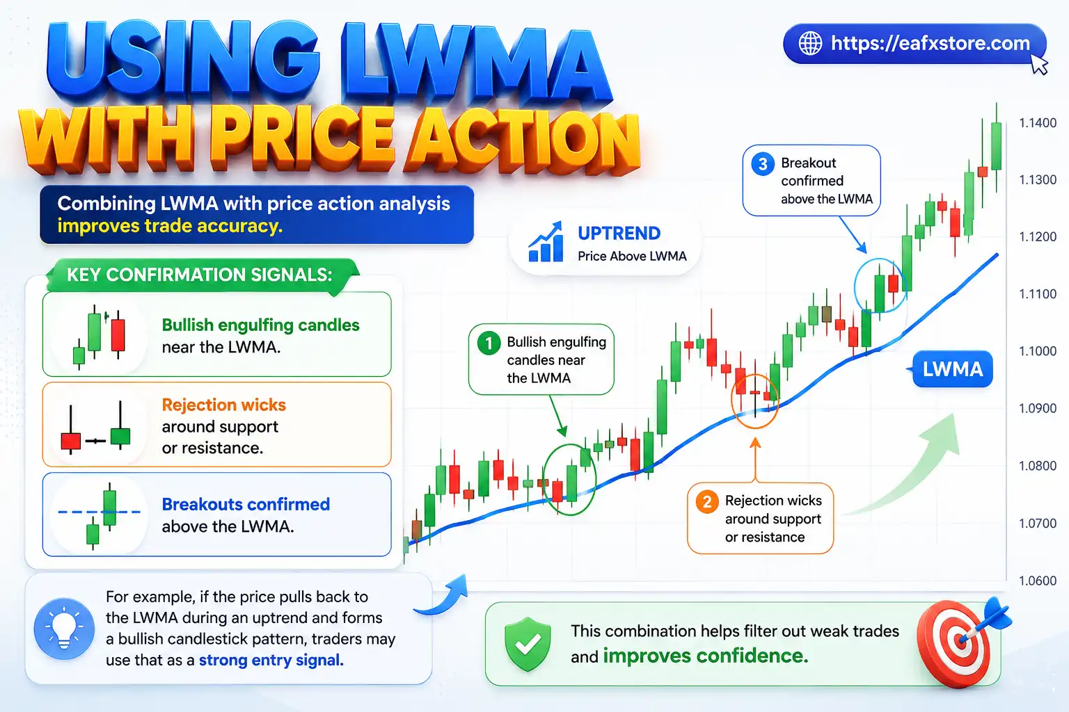 Using LWMA With Price Action