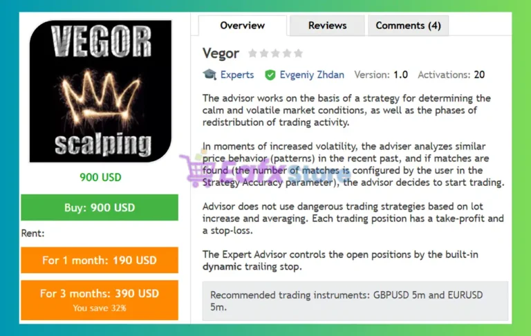 Vegor EA MT4 Review