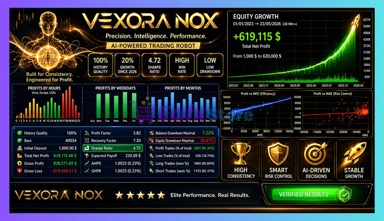 Vexora Nox MT5 with SetFiles (Latest version) – GroupBuy 2 Vexora Nox MT5 Review