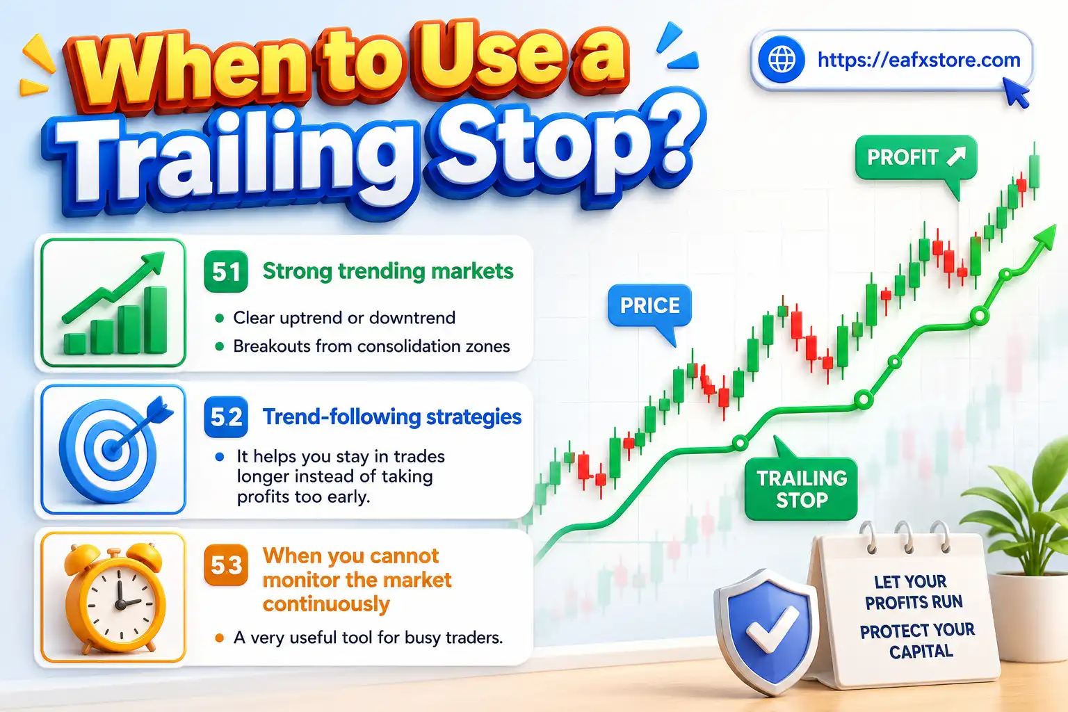 When to Use a Trailing Stop