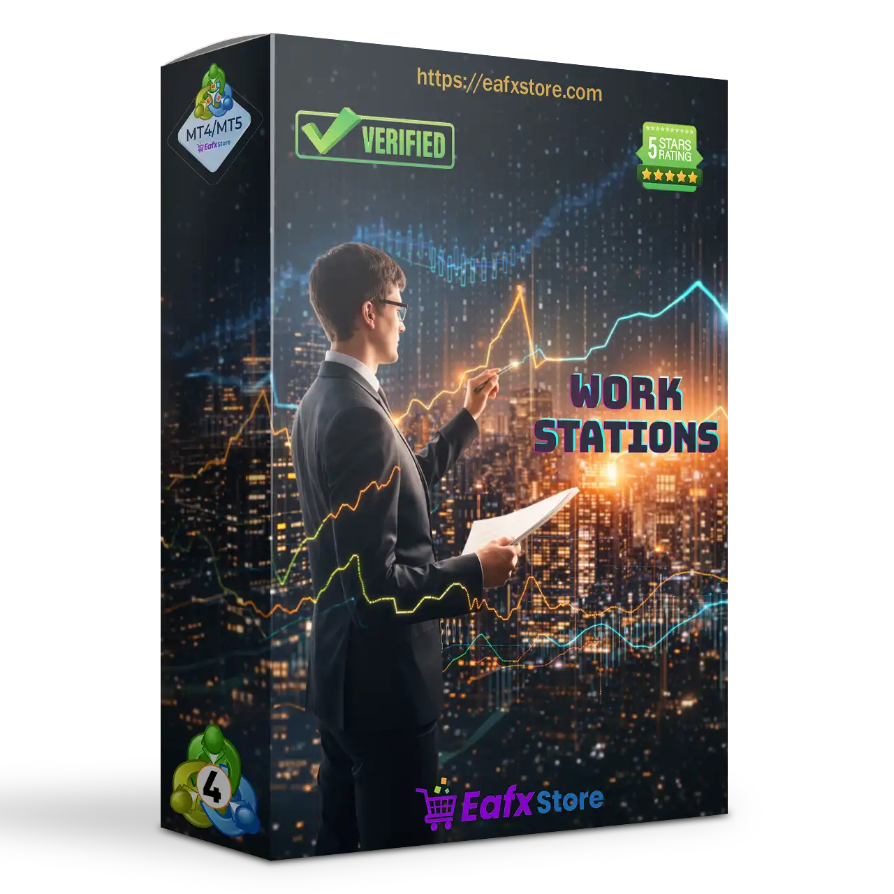 Work Stations EA MT4 (Latest version) - Unlimited