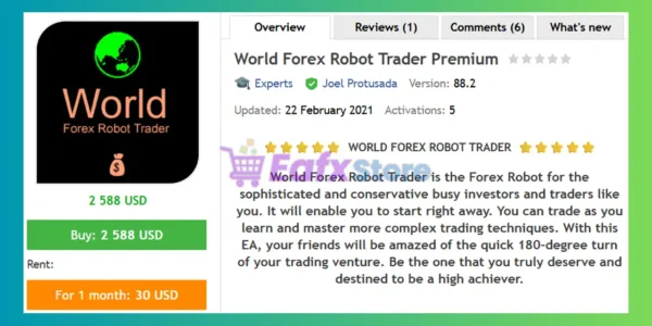 World Forex Robot Trader Premium EA Review