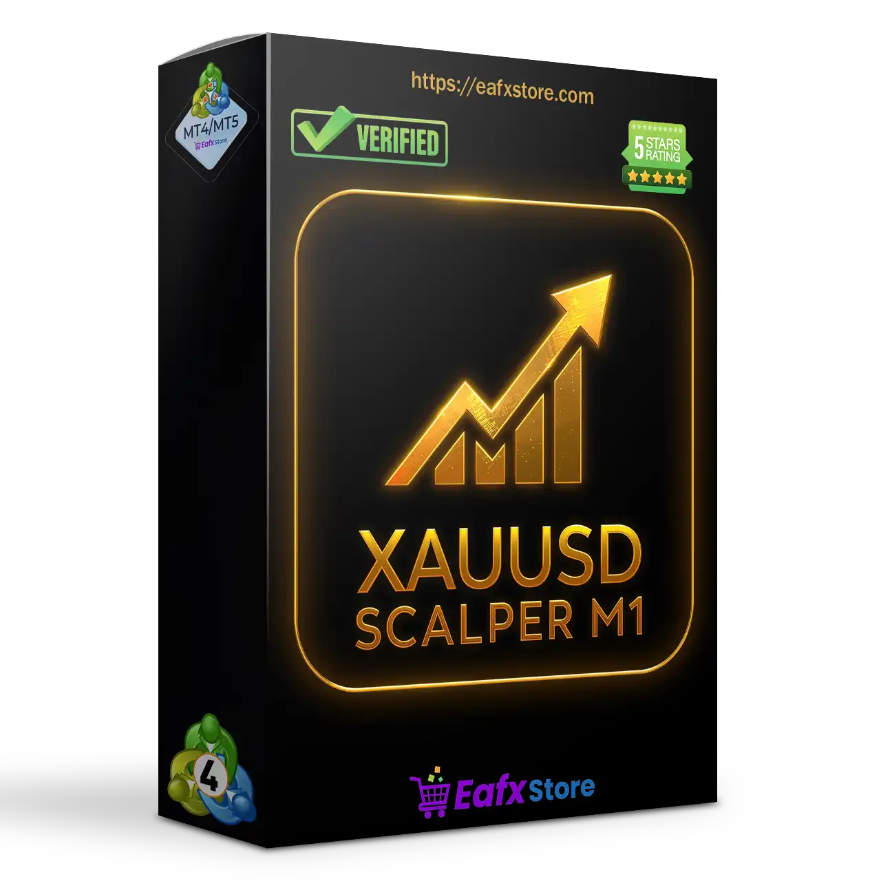 XAUUSD Scalper M1 EA MT4 v2.0 with SetFiles (Unlimited)