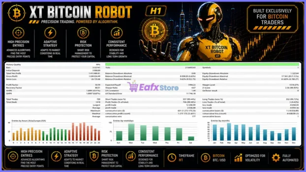 XT Bitcoin Robot MT5 Backtest